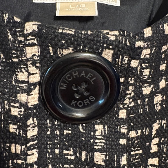 Michael Kors Black and Cream Tweed Jacket - Picture 3 of 10